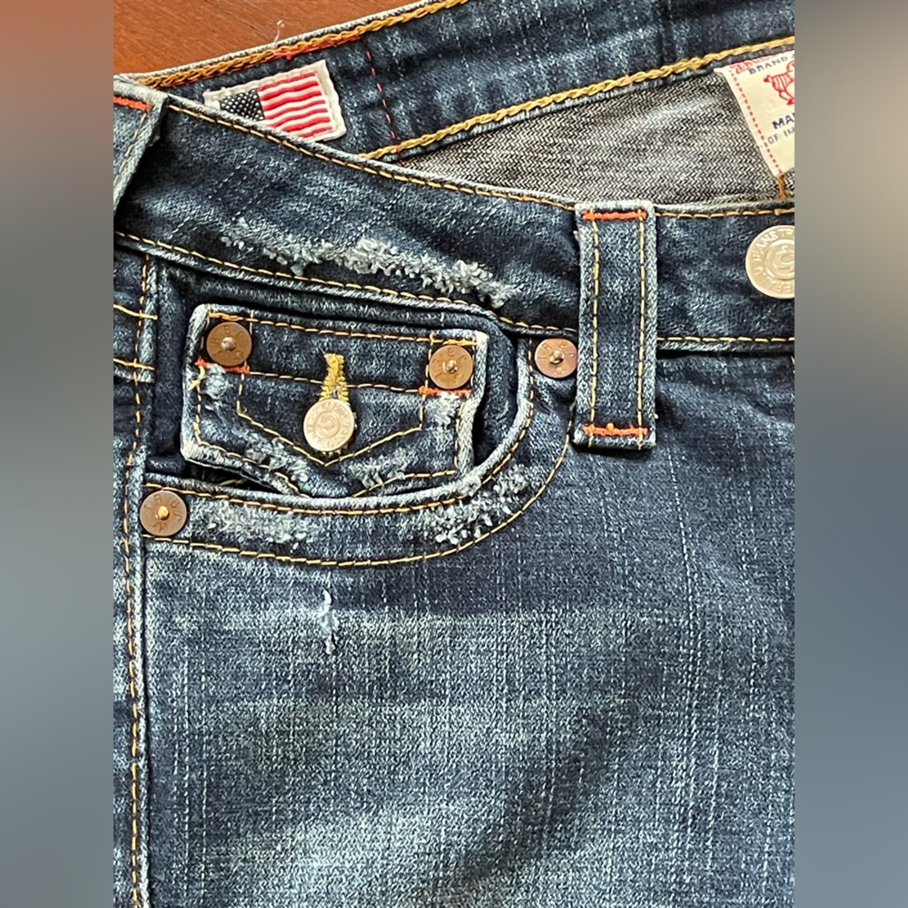 VINTAGE TRUE RELIGION LOW RISE - Picture 3 of 9